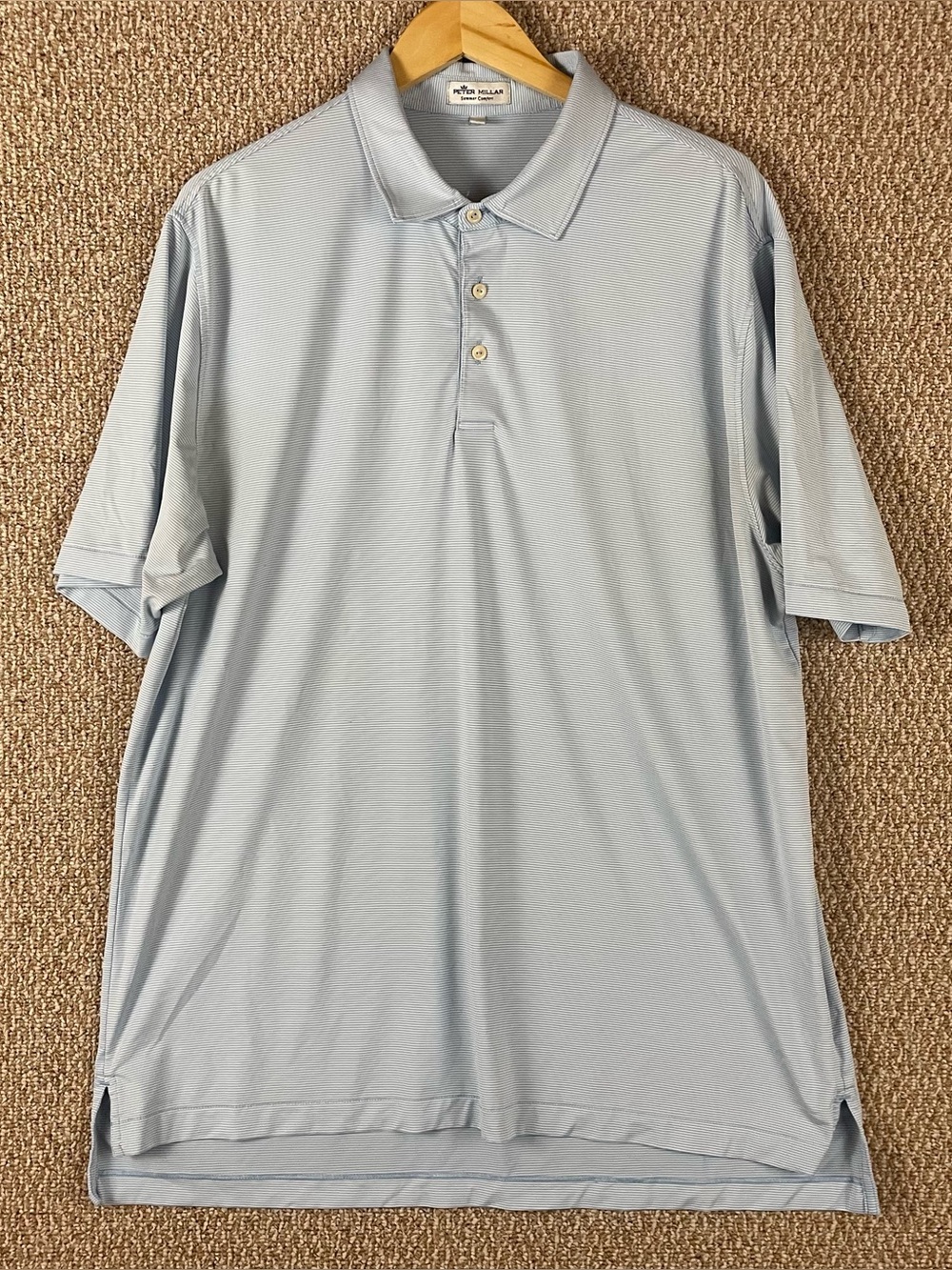 Peter Millar Summer Comfort Polo Shirt Mens XL Golf Performance Stretch F180